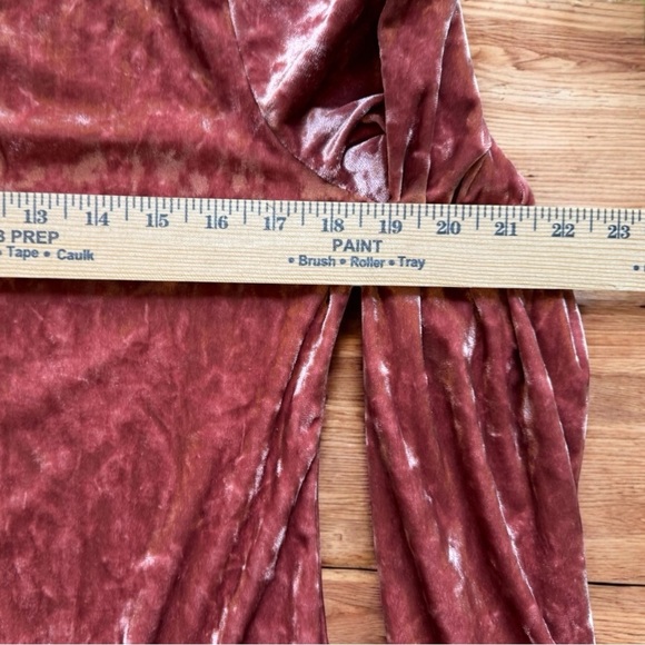 Betsey Johnson Crushed Velvet Hoodie Dress – Size Small - Picture 11 of 16